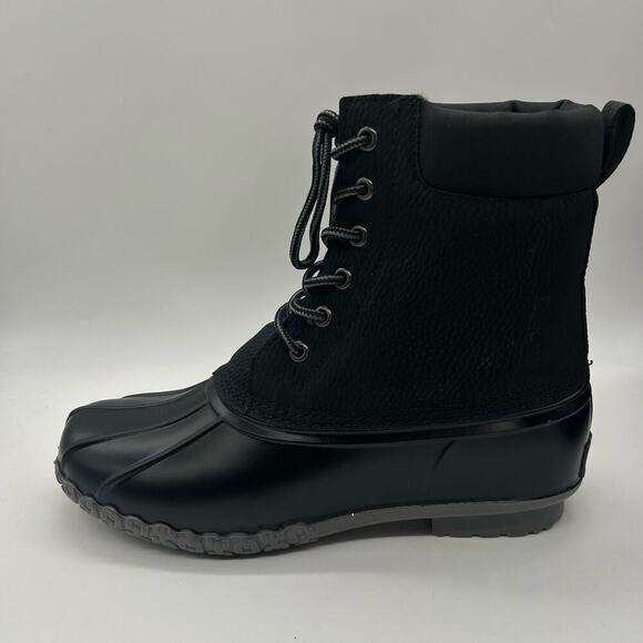 Weatherproof Boots Mens 8M Black Vintage Adam II‎ Thermolite Duck Boots NEW - Picture 2 of 12